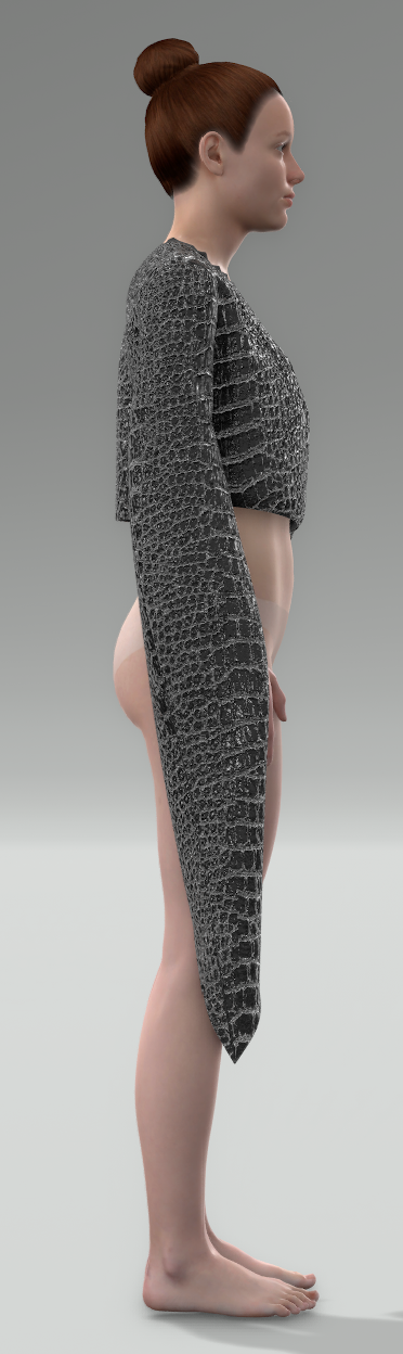 Browzwear 3D simulation — side